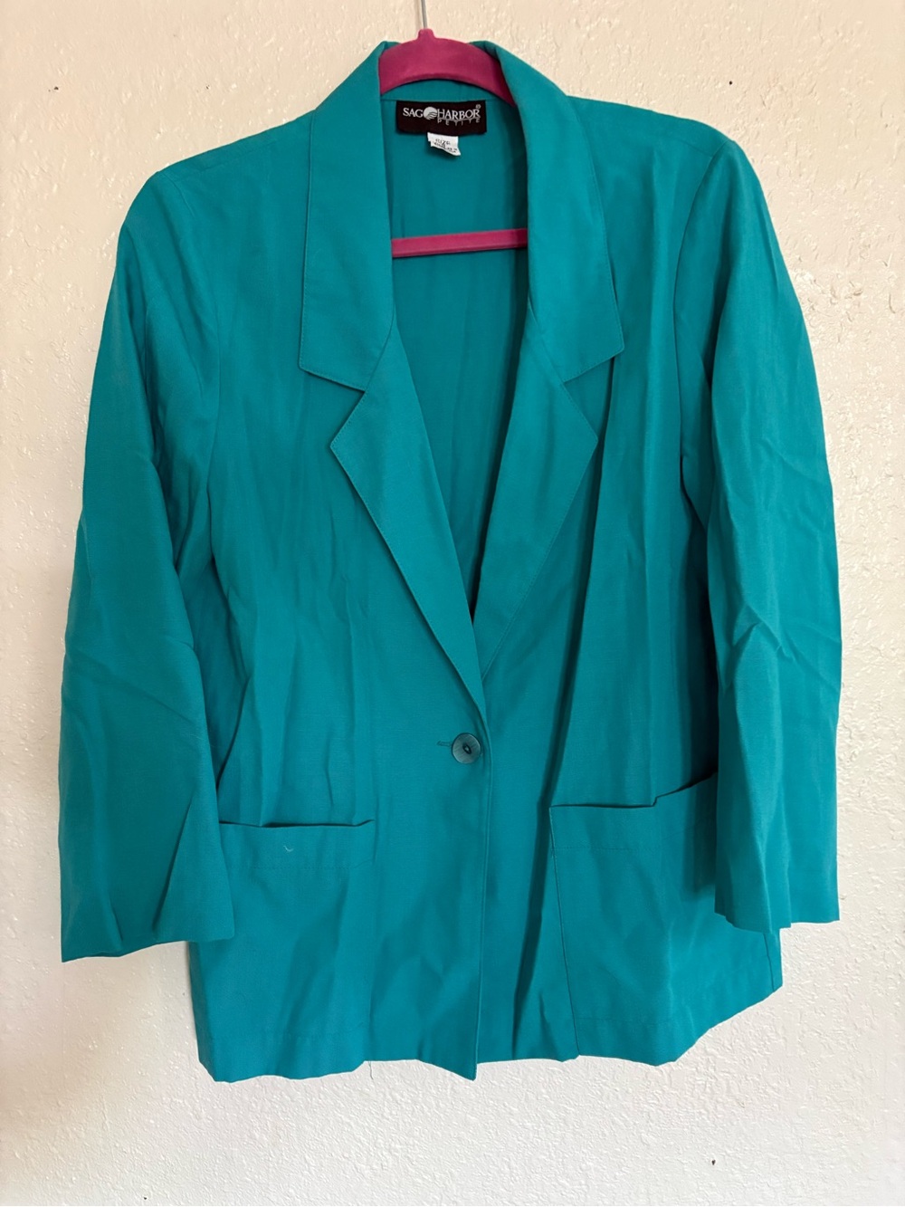 Vintage teal blazer